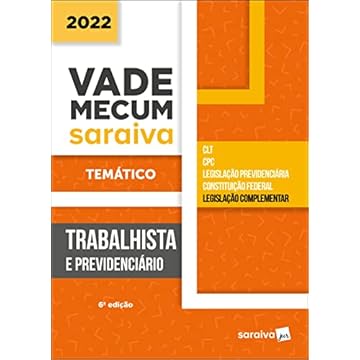 Capa do livro Vade Mecum Trabalhista - Temático - 6ª edição 2022