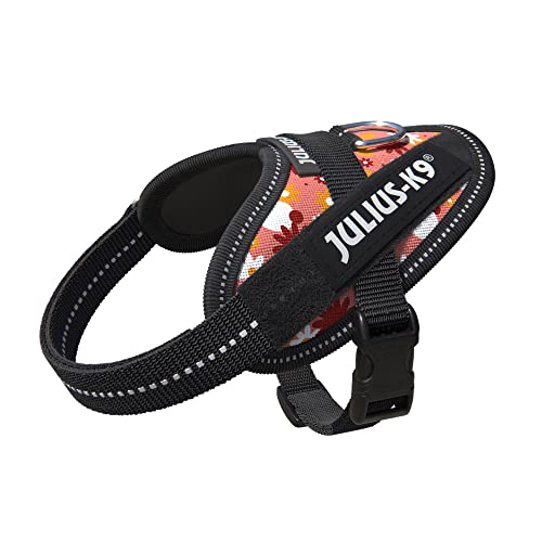 JULIUS-K9 IDC Powerharness, Size: 3XS/Baby 1, Pink Flowers