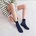 MoHHoM Calzini Caldi,Blu Plus Cashmere Autunno Inverno Adulto Caldo Tubo Medio Floor Socks Antiscivolo Traspirante Peluche Ispessimento Uomini E Donne Tinta Unita Calze da Neve Donna, Taglia Unica