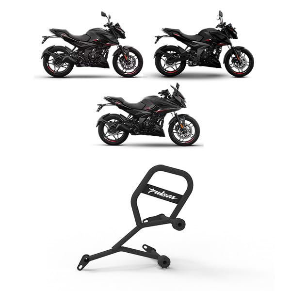 Image of Premium Crash Guard with Frame SlidersCompatible with Bajaj Pulsar N160 | N250 | F250 (Heavy Duty) (Crash Guard ADV)