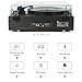 1 by ONE High Fidelity All-in-One Record Player, Vinyl Turntable with Built-in Speakers, Magnetic AT-3600L Cartridge, RCA Line Out, Belt-Drive Stereo Turntable