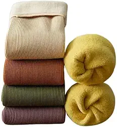 Kit 3 meias peluciadas para frio intenso forrada adulto e infantil