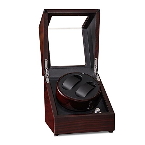 Preisvergleich Produktbild Premium Uhrenbeweger Uhrendreher Automatikuhr flüsterleise 4 Drehmodi große Sichtfenster , #118