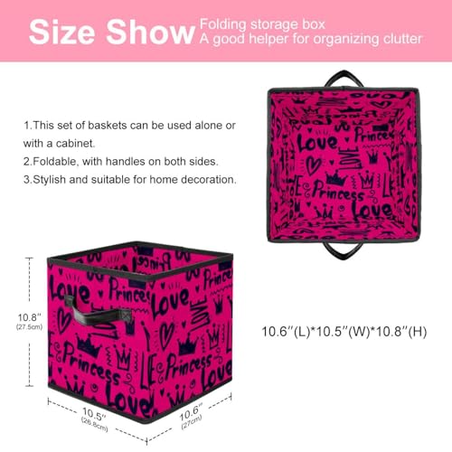 Boîte de rangement pour jouets cube pliable pour libérer l'espace au sol - 3