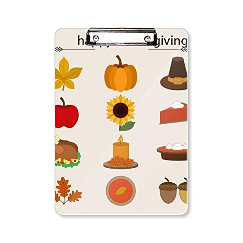 Bloc d'écriture A4 Thanksgiving avec papier haute qualité pour listes