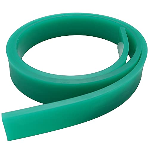 Screen Printing Squeegee Single 50Mm X 9Mm X 6Ft(72") / Roll 70 Duro (Green Color) #TOP8