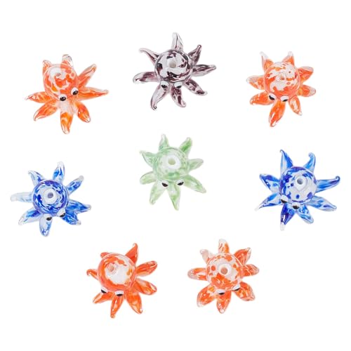 Perles en verre soufflées à la main pour création de bijoux uniques