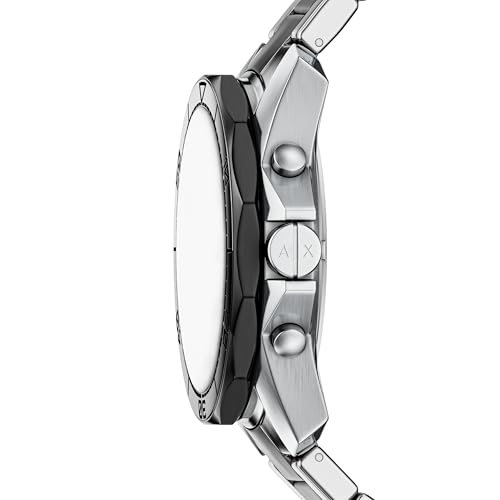 Image of Armani Exchange A|X Dive-Inspired Stainless Steel Watch for Men