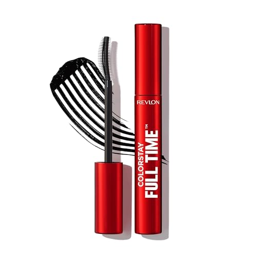 Revlon ColorStay Full Time Mascara, Mascara Volumizzante, Non Si Sfalda, Formula Ultra-Leggera, Durata Fino a 24h, 401 Blackest Black, 7.5 ml