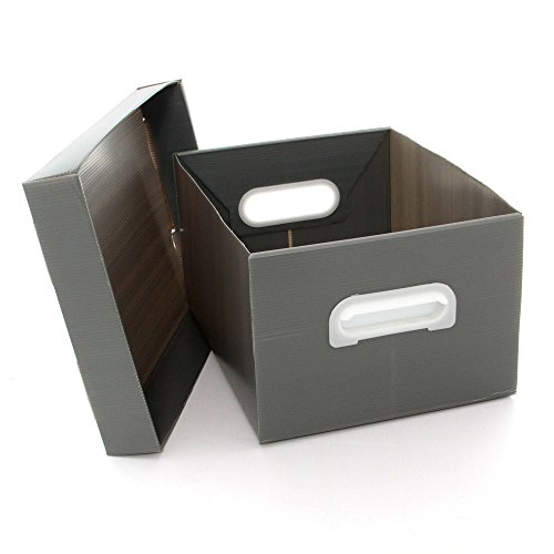 Caixa Organizadora Polibras The Best Box - Grande Preta (Fosca) 43x31x24