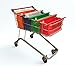 Trolley Bags for Shopping Trolley, Pack of 4 Express vibe Bags with cool bag for Shallow Trolleys, Replace Carrier Bags, Heavy Duty Reusable Fabric Foldable Bag for Grocery Food Shopping
