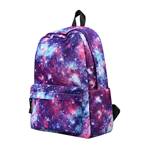 JIANLINST Backpack for Girls Teen Lightweight School Laptop Backpacks Bookbags for School College Student, Red-purple, Daypack Backpacks Cover