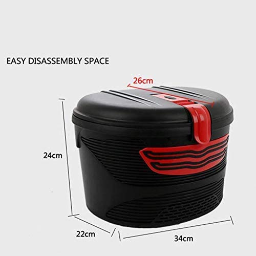 Cesta de transporte delantera y trasera Aeromdale para scooter eléctrico con cerradura para scooter plegable eléctrico E-Bike M365