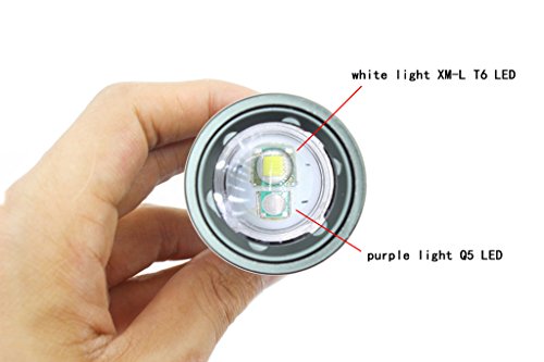 Genwiss CREE XM-L T6 Torcia LED regolabile luce