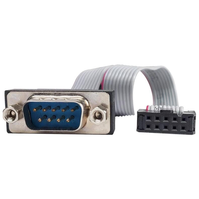 Wiring Connecting Terminals - 30CM FC10 to DB9 2.54mm pin RS232/RS485 Male External Device Serial Cable - (Style: A)