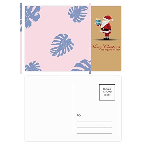 Cartes postales plantes abstraites Blue Powder : le lot de 20 pour vos messages et cadres