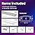 Muzata 10Pack 3.3FT/1M LED Channel Aluminum U Shape Silver LED Strip Diffuser Channel with Milky White Cover Easy Installation U1SW WW 1M