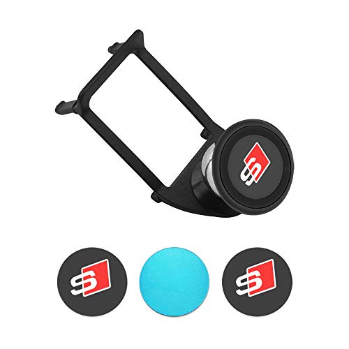 Freeauto - Soporte magnético para teléfono Audi A4 (2007-2016)/Q5 (negro)