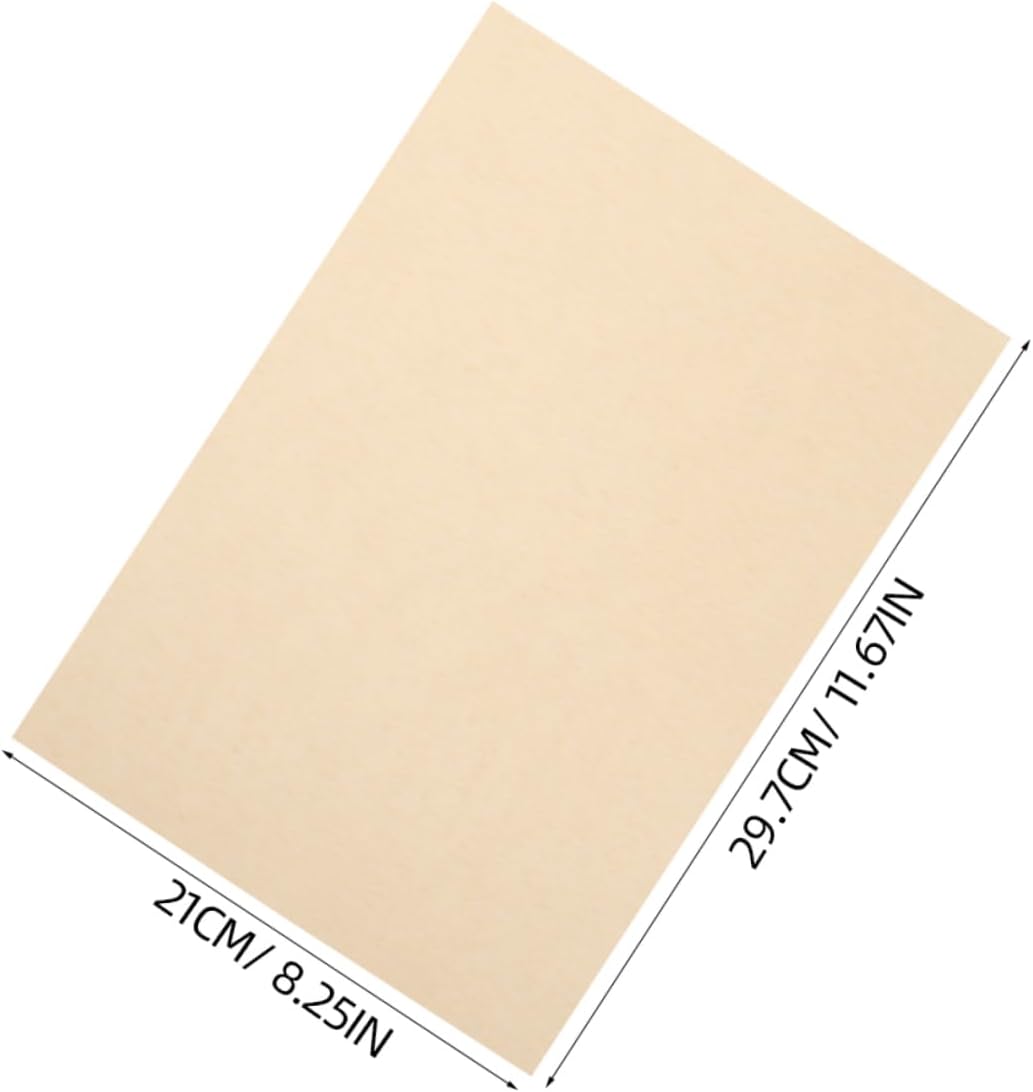 OSALADI 20 Sheets Vintage Parchment Paper Sheets Double Sided Antique Stationery for Wedding Invitations Certificates and DIY Crafts Elegant Floral Writing Paper