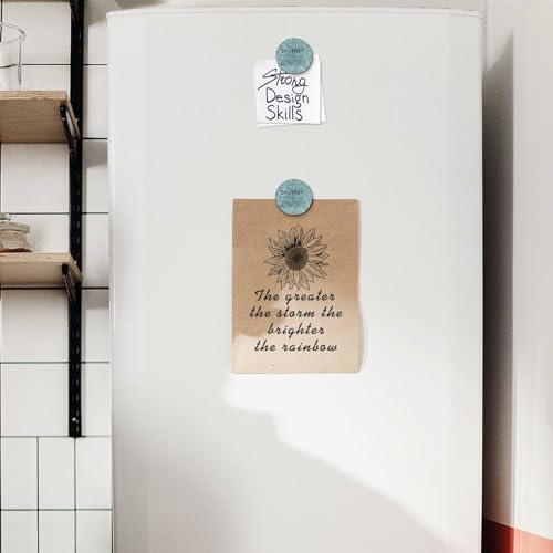 Imanes de refrigerador de vidrio con refranes de hermano para cocina 5