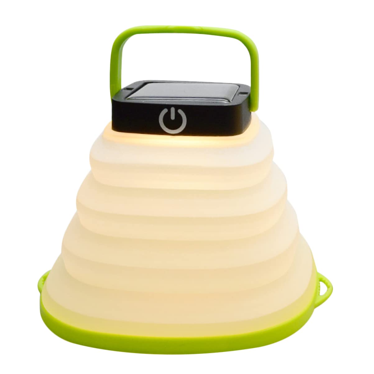 Linterna de camping, 5 piezas de respaldo y colgante al aire libre con tienda portátil, luz plegable, lámpara de linterna, batería USB, kit de camping LED de emergencia, campamento solar, viaje, negro
