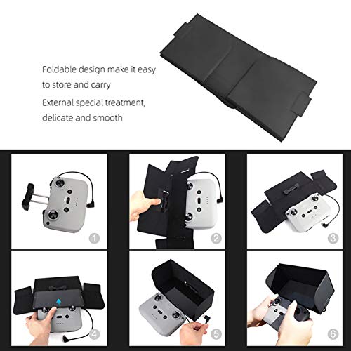 Monitor De Exaustão, Walory Substituição Para Dji Mavic Air 2 RC Drone Controle Remoto Protetor Sola