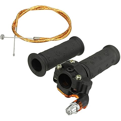 MOMOALA Alamor Restrictable Twist Throttle Cable Set compatible with 47cc 49cc Mini Moto Bike Dirt Bike Quad Cover