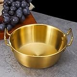 Photo Gallery sportarc ciotola con manico a doppia orecchio, in acciaio , contenitore per alimenti, ciotola per cucina coreana, ciotola multifunzionale per salse e condimenti (oro, 17 cm) Photo Gallery sportarc ciotola con manico a doppia orecchio, in acciaio , contenitore per alimenti, ciotola per cucina coreana, ciotola multifunzionale per salse e condimenti (oro, 17 cm)