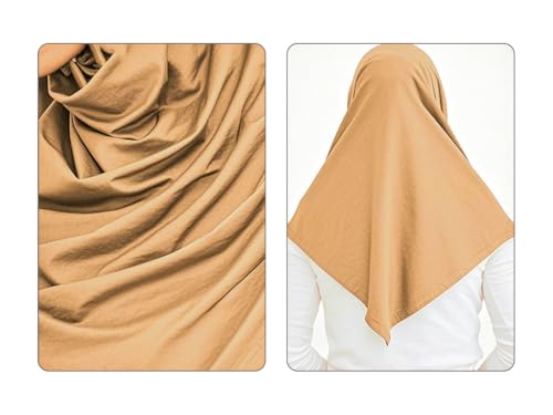 Muslim Instant Turbans,Women Fashion Soft Hijab,Long Hijabs,Ready To Wear Hijab for Women,for Prayer,Islamic Clothes,Khaki3