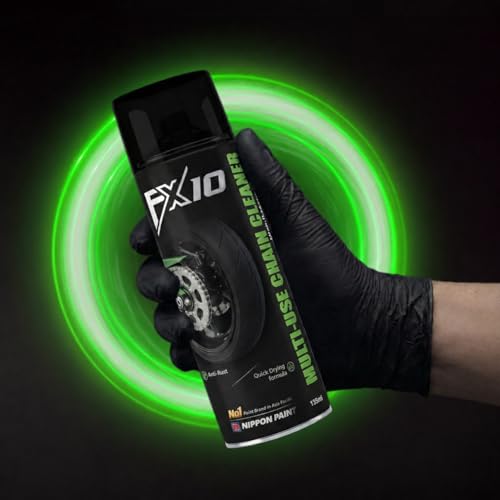 Image of Chain Cleaner Spray 135 ml Multi Use Degreaser Aerosol Fast Dry Residue Free Formula Removes Grease Dirt Grime for Bike Motorcycle Chain Sprocket Gear Cleaner Anti Rust