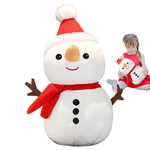Airber Jouets en Peluche de Noël | Bonhomme de Neige Cerf Père Noël Peluche Poupée Jouet,Enfants étreignant Jeter Oreiller poupée en Peluche Jouets fête faveur Fournitures Cadeaux d'anniversaire Cover