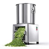 Tritatutto Elettrico da 1000 W, Trituratore per Mangimi in Acciaio Inossidabile, Macchina Trituratrice per Mangimi con Finezza di Taglio Regolabile per Lalimentazione di Polli, Anatre, Oche E