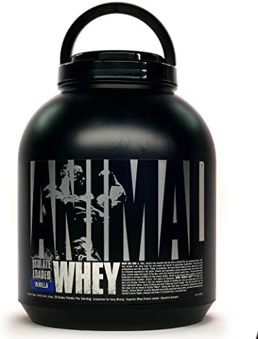 Animal Whey Isolate Whey Protein Powder – Isolate Loaded for Post Workout and Recovery – Low Sugar with Highly Digestible Whey Isolate Protein - Vanilla - 4 Pound (Pack of 1)