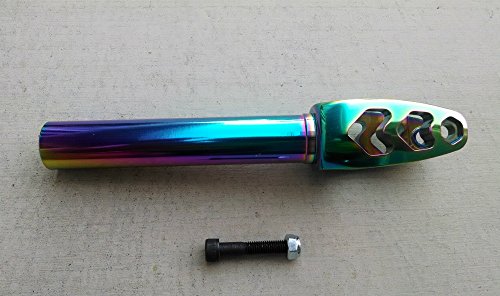 DIS Arrowhead Threadless SCS and HIC Scooter Fork - Rainbow Metallic 120mm