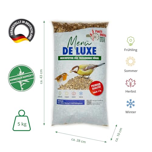 Pauls Mühle Wildvogelfutter Deluxe 5 kg
