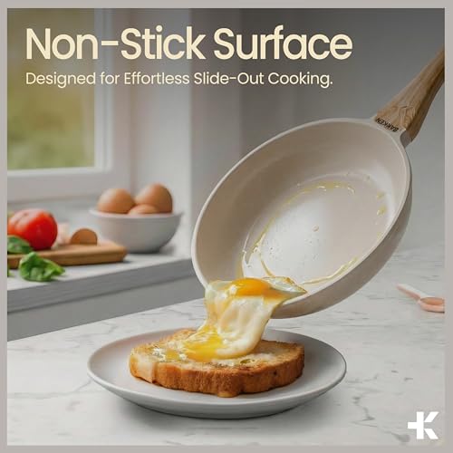 image for Bakken Master 20 Piece Cookware Set - Pots and Pans with Handle Grips 