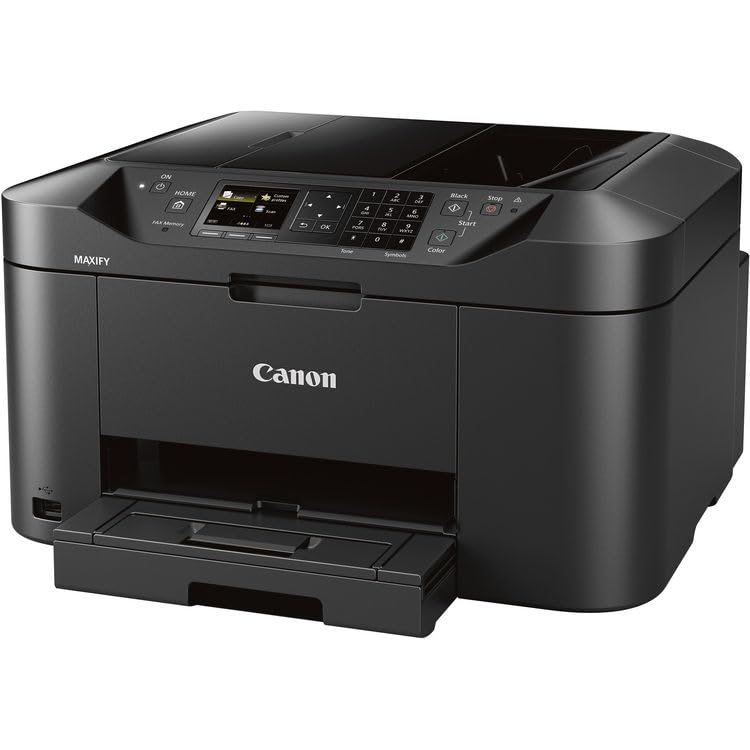 Image of Canon MAXIFY MB2120 Wireless Home Office All-in-One Inkjet Printer for Home Office, Small Business, Labels and Efficient Wireless Printing (0959C002) + Printer Cable + Cleaning Kit + More (7pc Bundle)