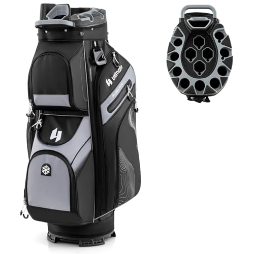 ULTIMATE 14-Way Golf Cart Bag, Lightweight Golf Bag w/Molded Lock Top & Full Length Dividers,...