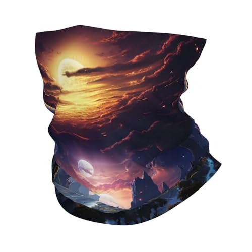 Planet Galaxy Magic Landscape Art Abstract Cuello Bufanda Pasamontañas Bandana para Mujeres y Hombres para Motociclismo, Ciclismo, Esquí y Fiesta miniatura 1
