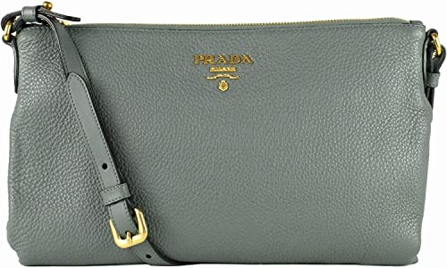 PRADA (プラダ) レザーショルダーバッグ レディース LEATHER SHOULDER BAG 1BH050 2BBE F0K44 グレー