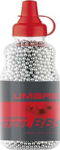 Umarex Steel BBs 4.5 mm Ammo Pellets .177 0.35g Silver 5000 Bottle Airgun