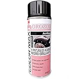 Pintura negro brillante de secado rápido 5’ Alto poder de cubrición, acabado liso, uso también como pintura para llantas.