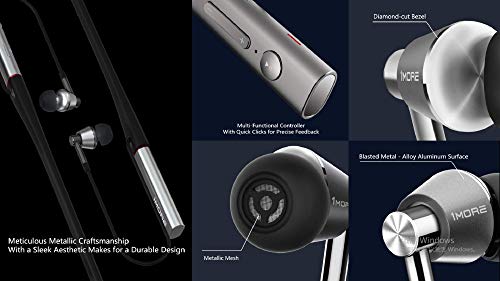 Image of 1MORE Wireless In Ear Earbuds Triple Driver Bluetooth Neckband Earphones with Hi-Res LDAC Wireless Sound Quality,Fast Charging,7-Hour Playtime,Environmental Noise Isolation