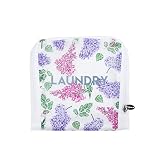 Miamica Travel Laundry Bag, Lilac FLoral – Measures 21” x 22” When Fully Opened – Foldable Laundry B