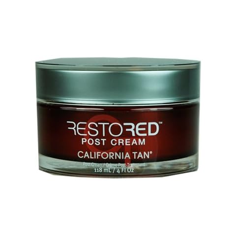 California Tan Restored Post Creme Red Light Therapy 4z Jar NEW Cover