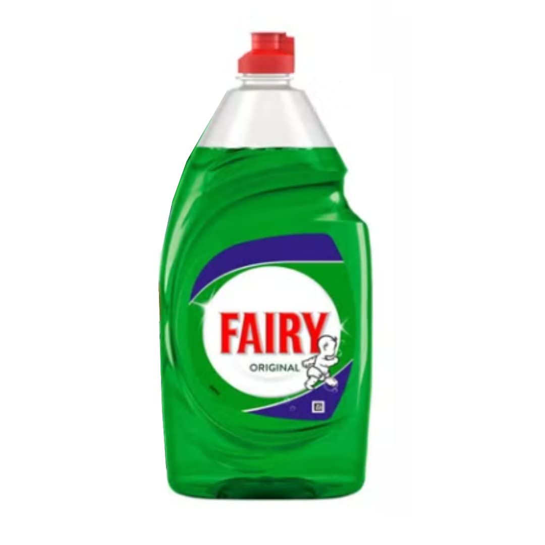 Fairy Original Washing Up Liquid, 900ml – Green, with Lift Action, Power Degreaser for Glasses, Pans, and Plates, Professional Dishwashing Liquid