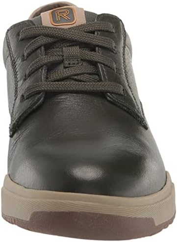 Rockport Men's Bronson Plain Toe Sneaker, Forest Green Leather, 11.5 | Image 1