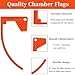 ZOEKIM Chamber Safety Flags Fit for Shotgun Pistol Rifle - Universal Compatibility Empty Chamber Indicators with Bright Reflecting Light Tags