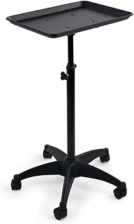 Stainless Steel Storage Rack Trolley, Move Hair Dyeing Tool Storage Rack in Barber Shop, Dyeing Bowl Rack, Hair Dyeing Universal Wheel Trolley,A