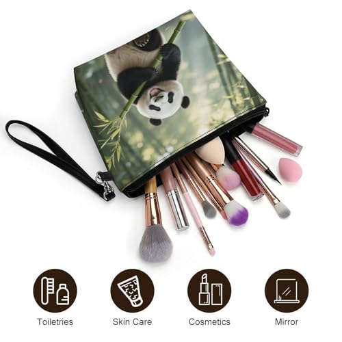 Bolsa de maquillaje de panda, el neceser con cremallera ideal para regalar a madres y amigas 5